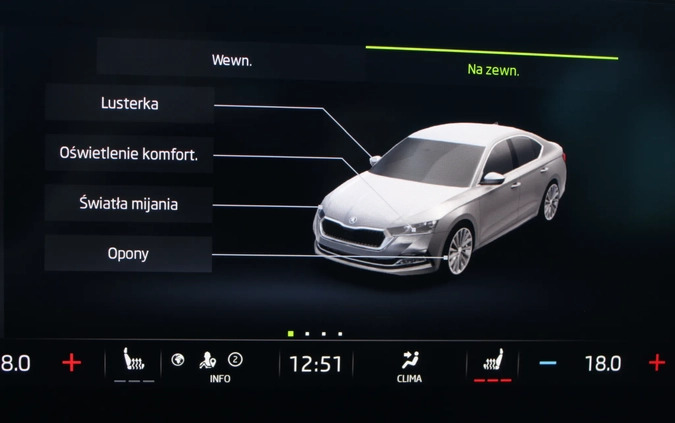 Skoda Octavia cena 112900 przebieg: 61355, rok produkcji 2021 z Żory małe 704